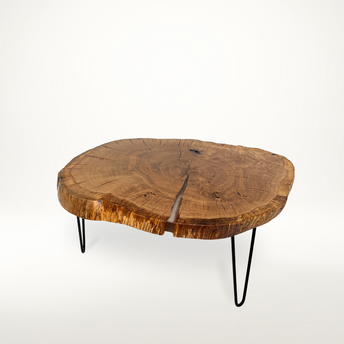 Couchtisch aus Eiche AX344 55cm