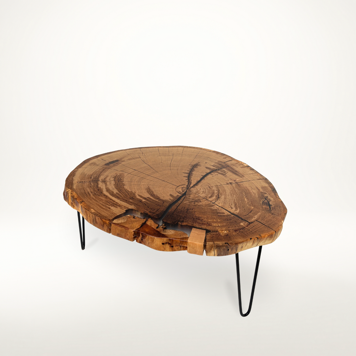 Couchtisch aus Eiche AX344 55cm