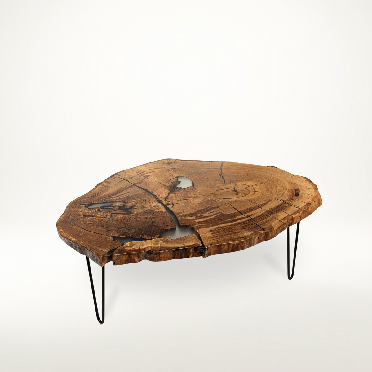 Masa de cafea din stejar AX355 110cm
