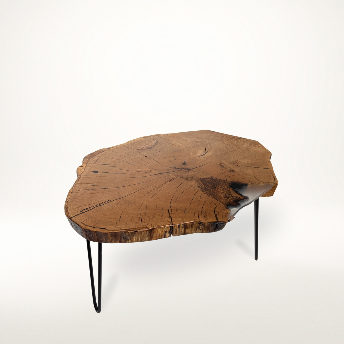 Couchtisch aus Eiche AX344 55cm