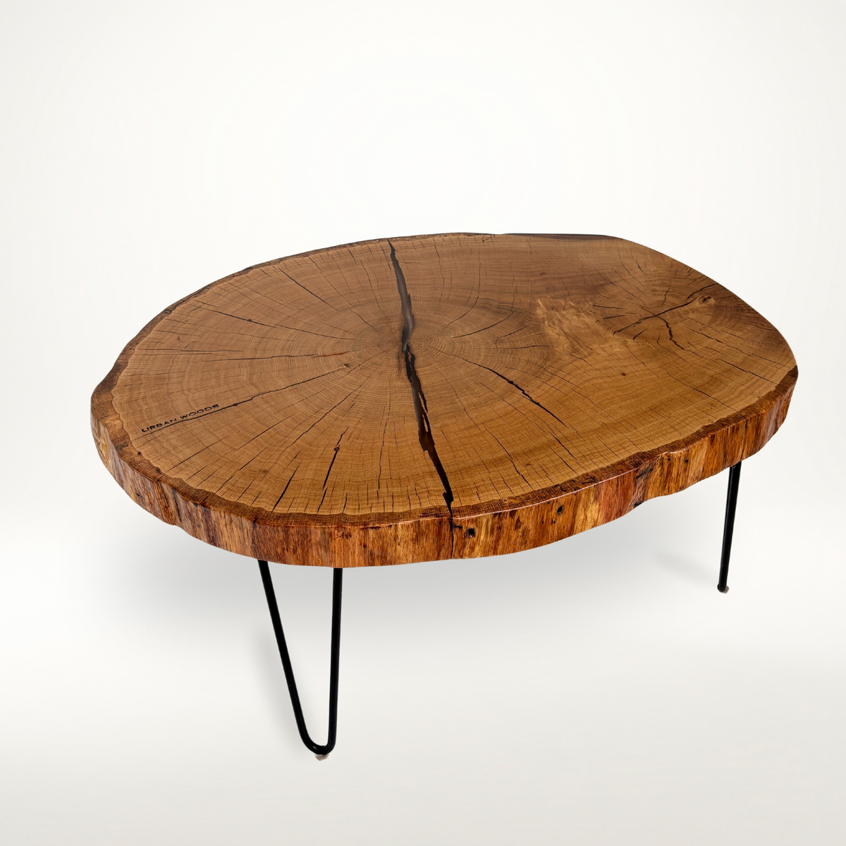 Couchtisch aus Eiche AX344 55cm